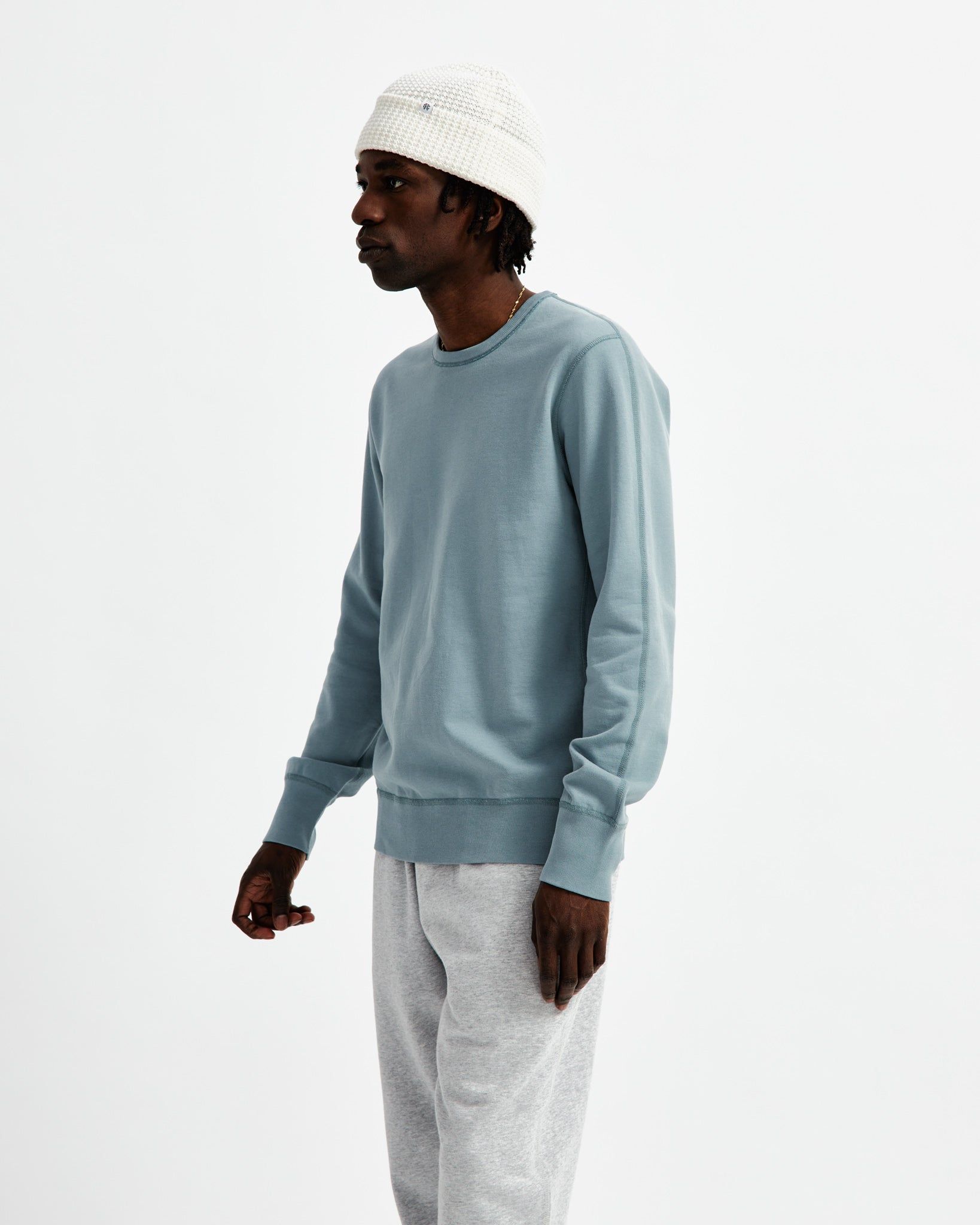 Lightweight Terry Crewneck sold by Reigning Champ product image thumbnail 3