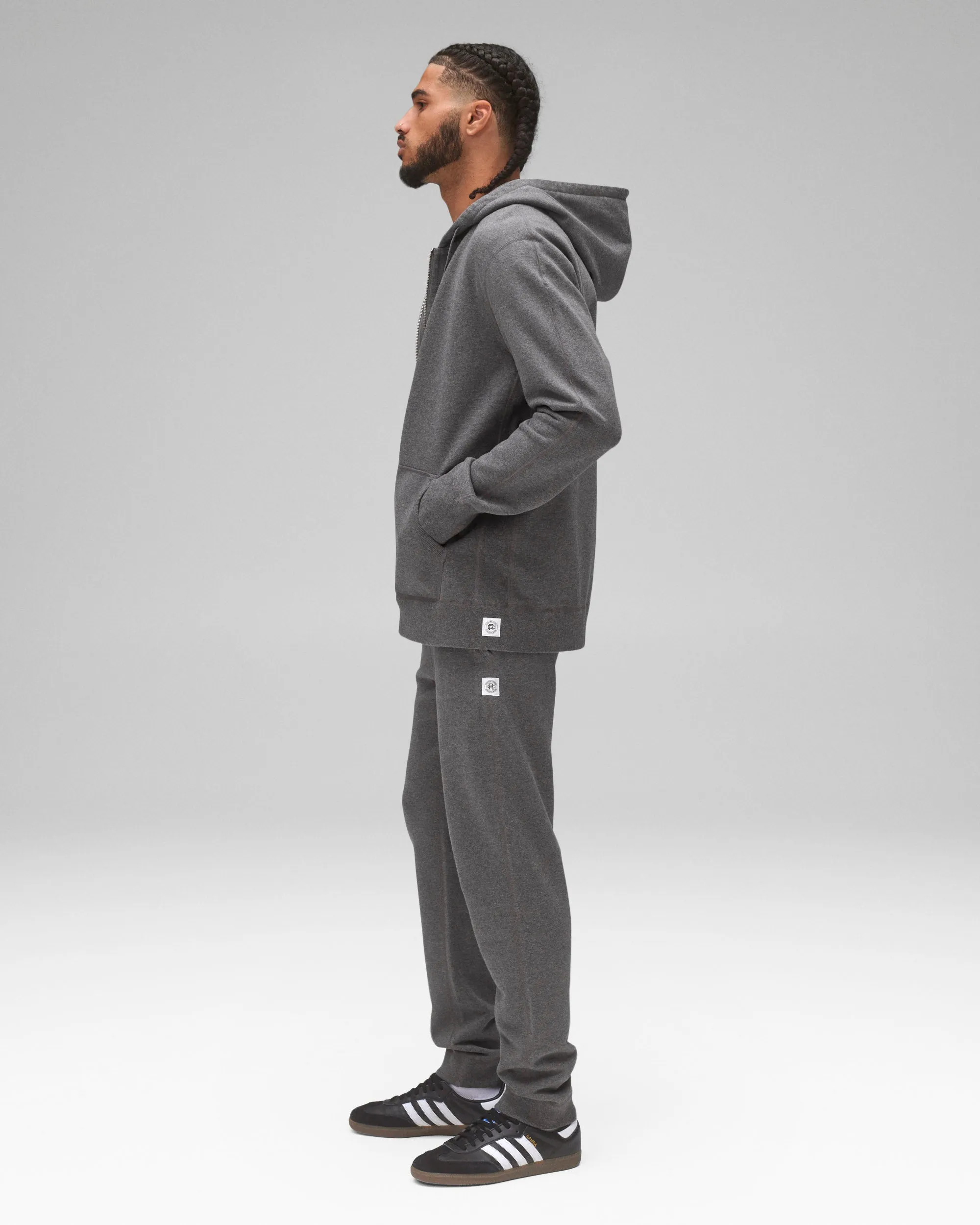 Midweight Terry Slim Zip Hoodie sold by Reigning Champ product image thumbnail 4
