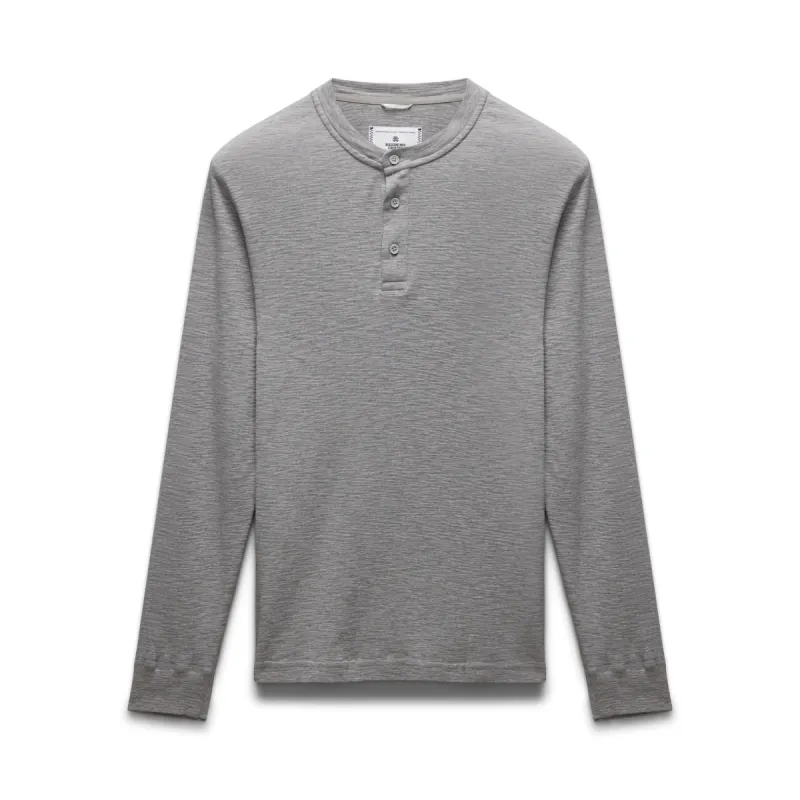 1X1 Slub Slim Henley sold by Reigning Champ