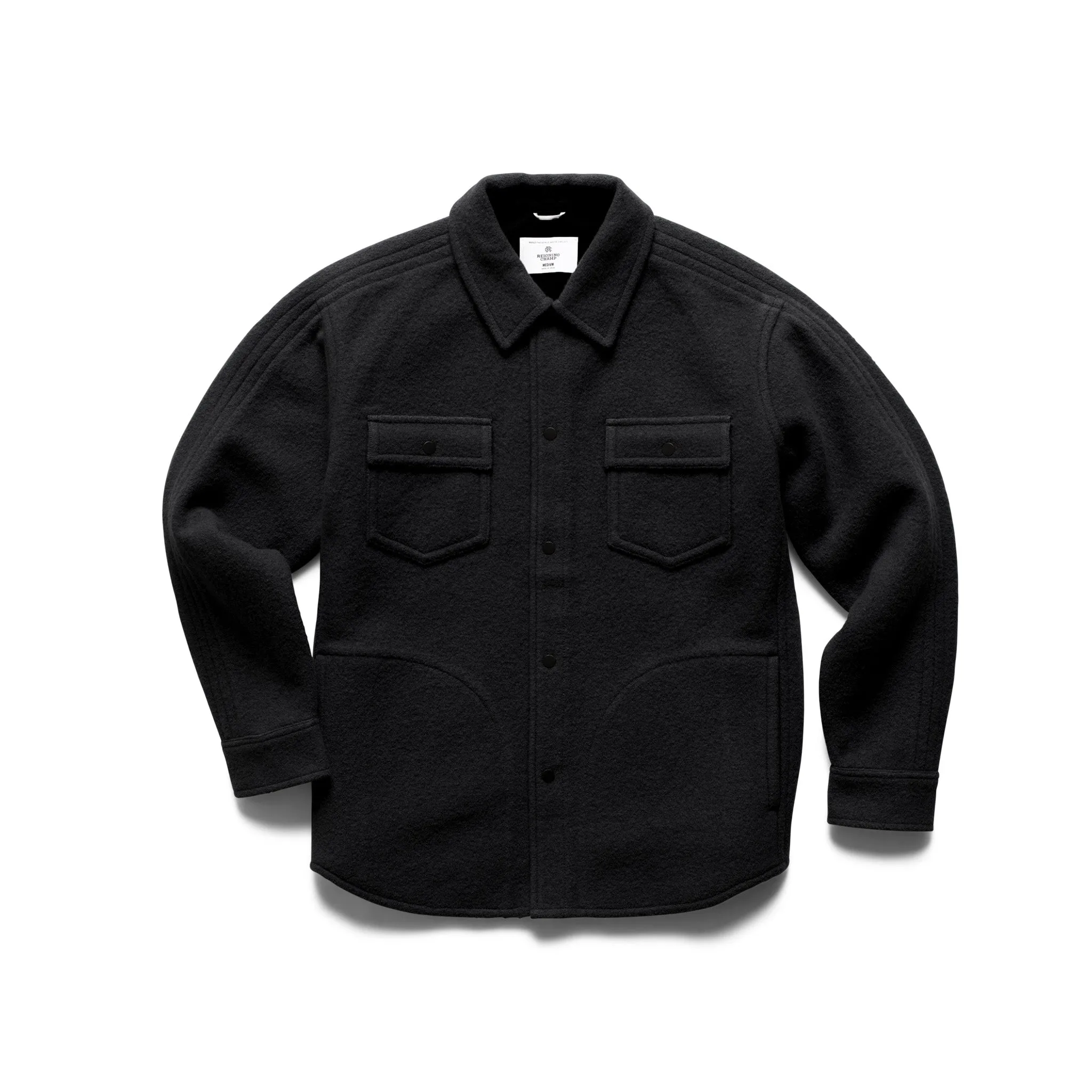 Boiled Wool Warden Overshirt - Vault sold by Reigning Champ