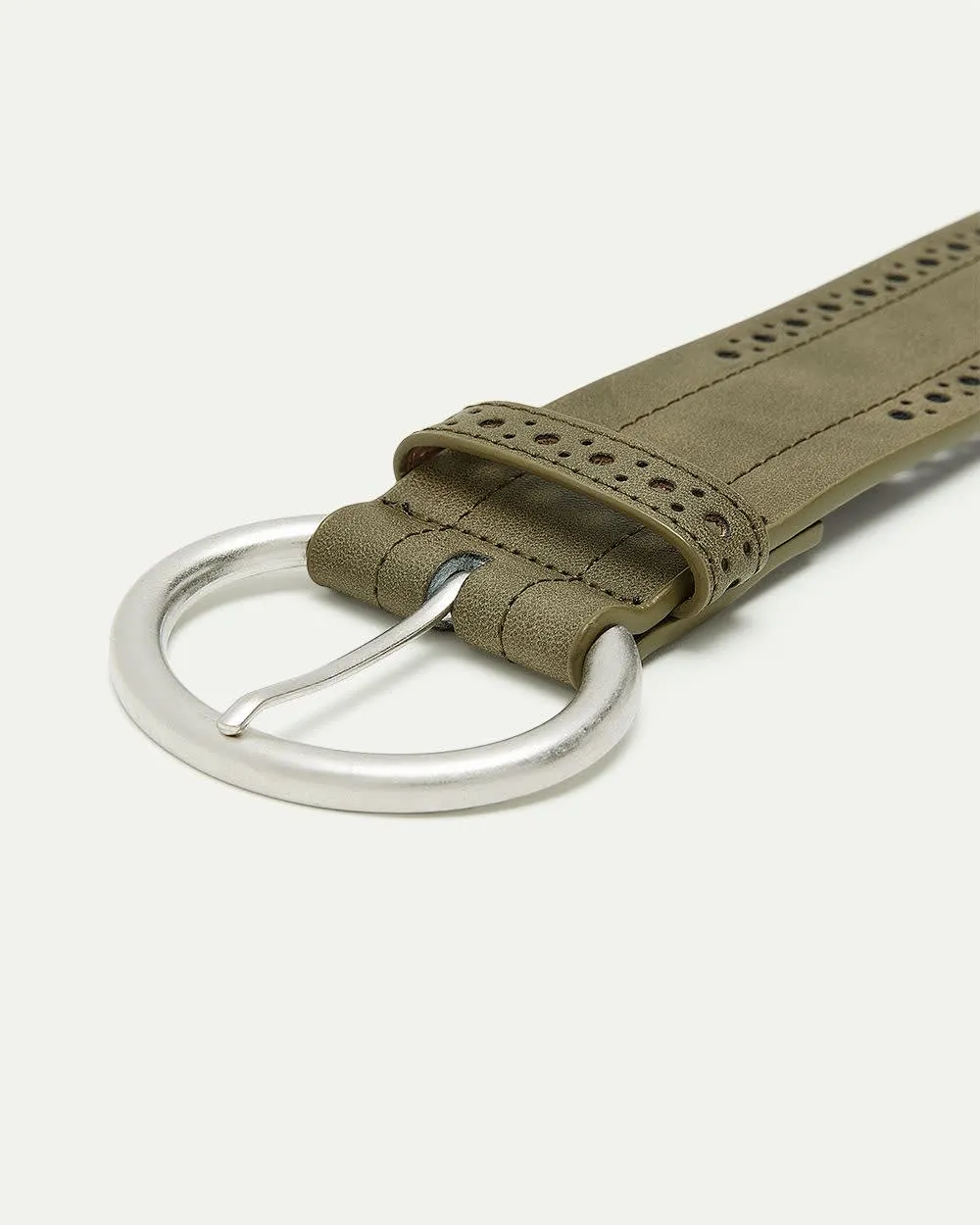 Faux Leather Belt with Perforated Details sold by Reitmans product image thumbnail 2