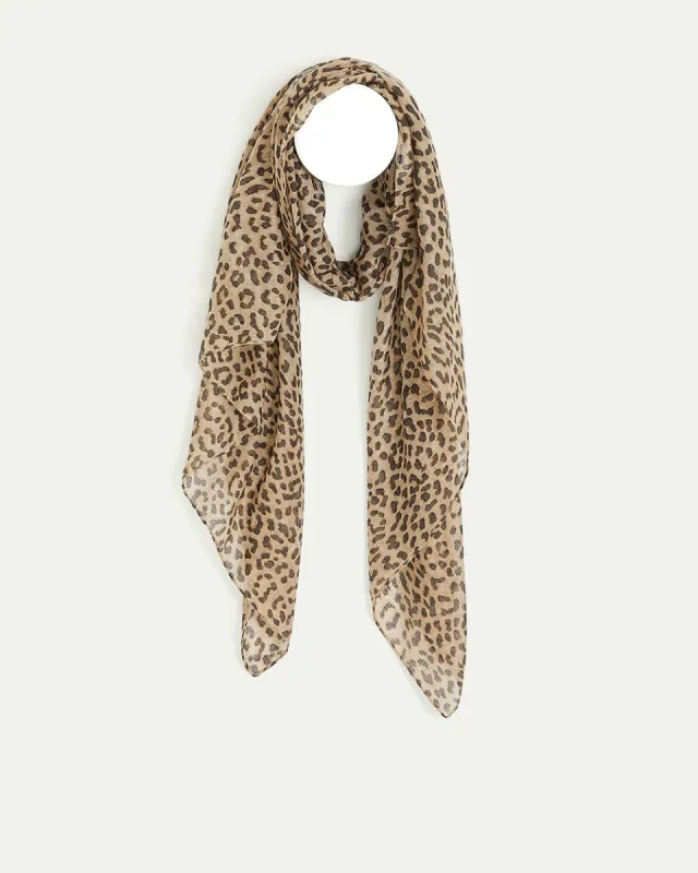 Scarf with Cheetah Print sold by Reitmans