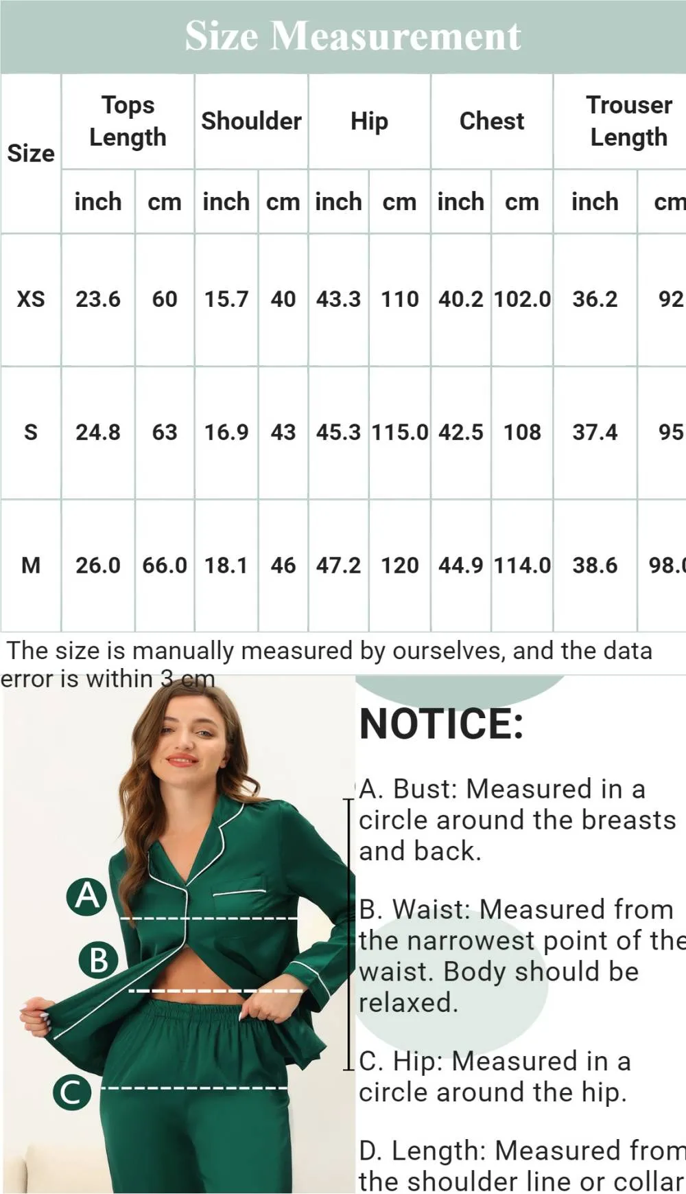 Cheibear - Short Sleeve Solid Nightwear Pajama Set sold by Reitmans product image thumbnail 5