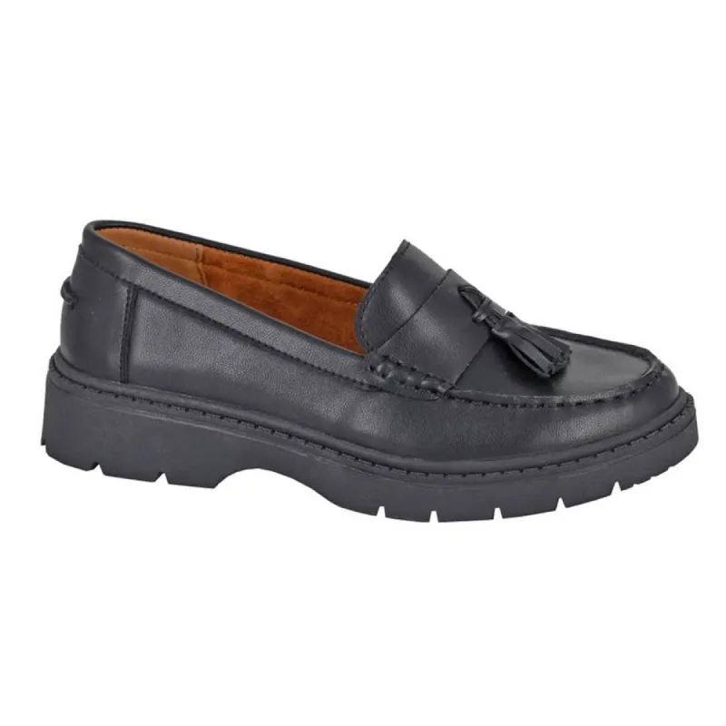 Cipriata - Womens/Ladies Omara Tassel Leather Loafers sold by Reitmans
