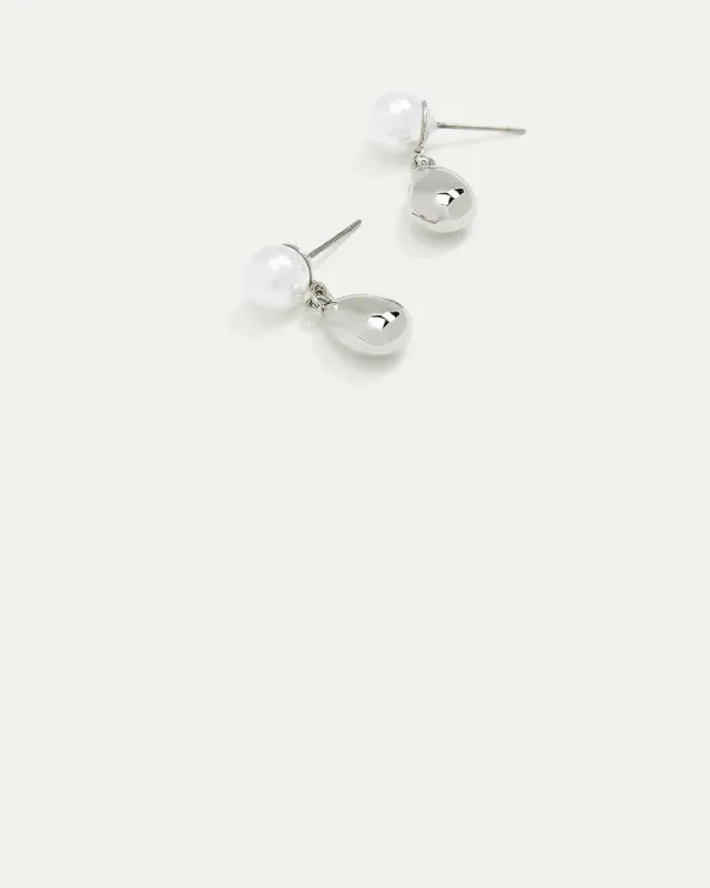 Earrings with Pearl Pendants sold by Reitmans