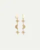 Earrings with Moon and Star Pendants - Toni Fifi. X Reitmans sold by Reitmans