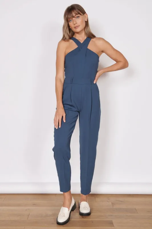 Jeetly - Renee Cross Neck Tailored Jumpsuit Petite sold by Reitmans