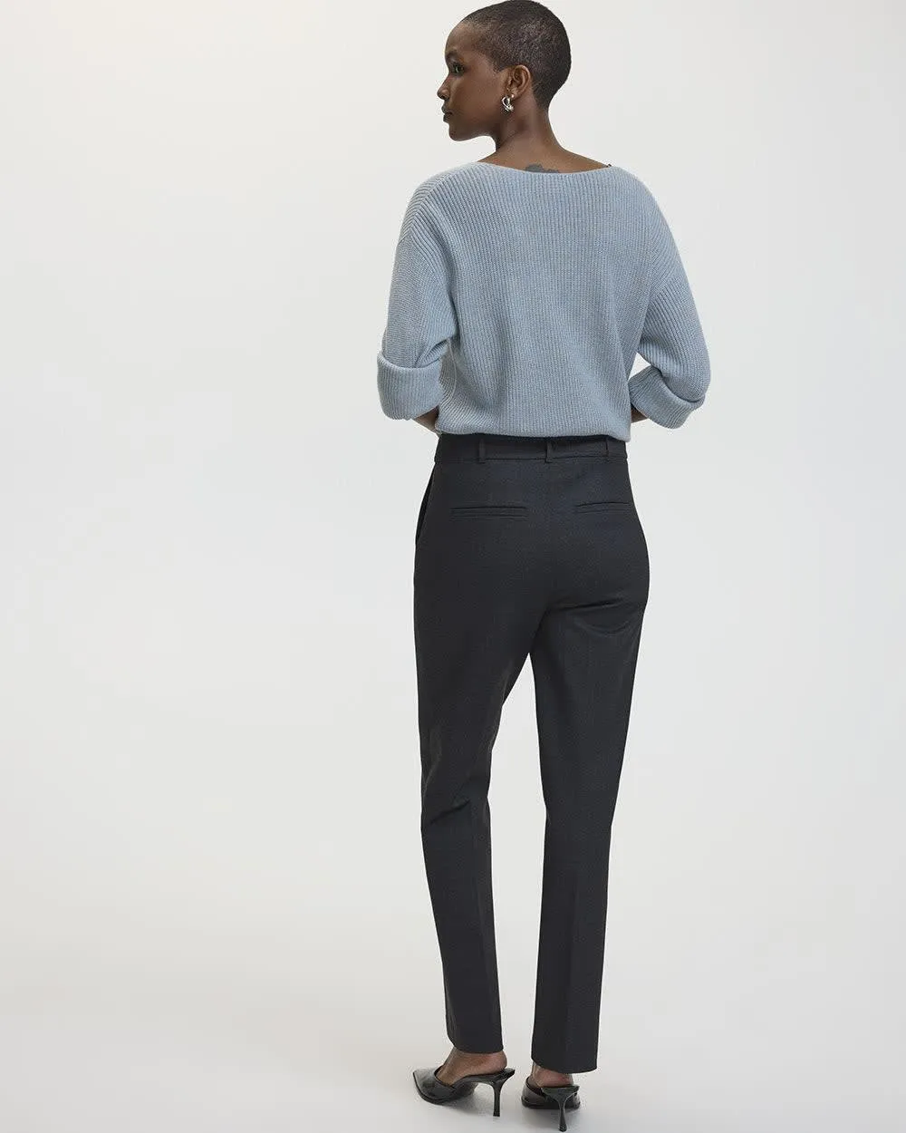 Straight-Leg High-Rise Pants - The Modern Stretch (R) - Tall sold by Reitmans product image thumbnail 2