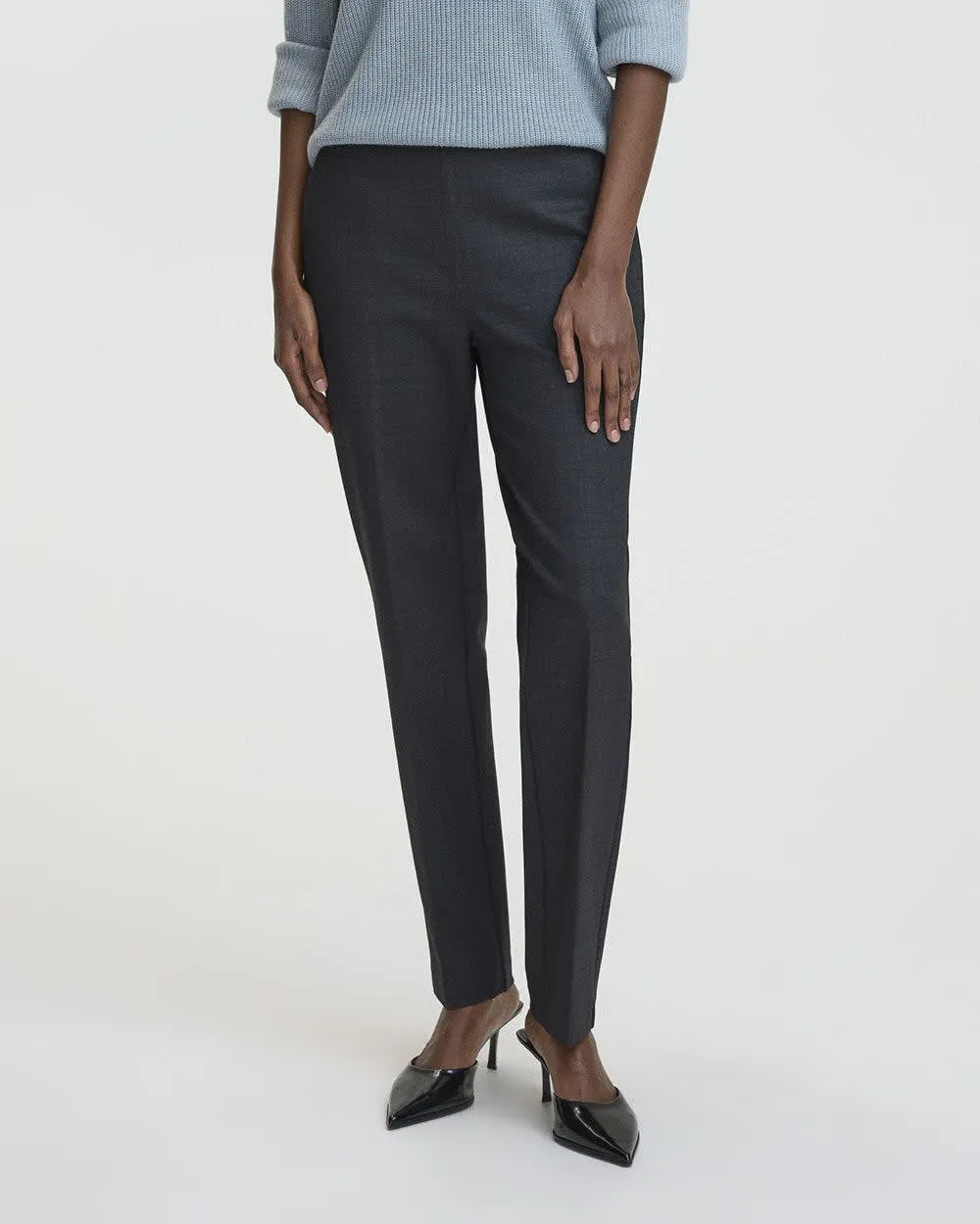 Straight-Leg High-Rise Pants - The Modern Stretch (R) - Tall sold by Reitmans product image thumbnail 3