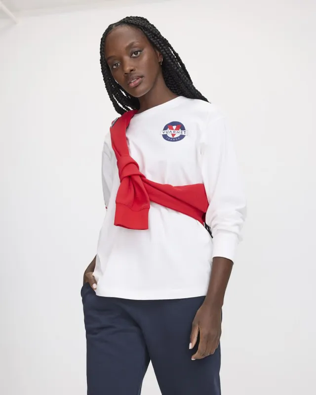 Long-Sleeve Crew-Neck Tee - Vuarnet for Hyba made by Reitmans