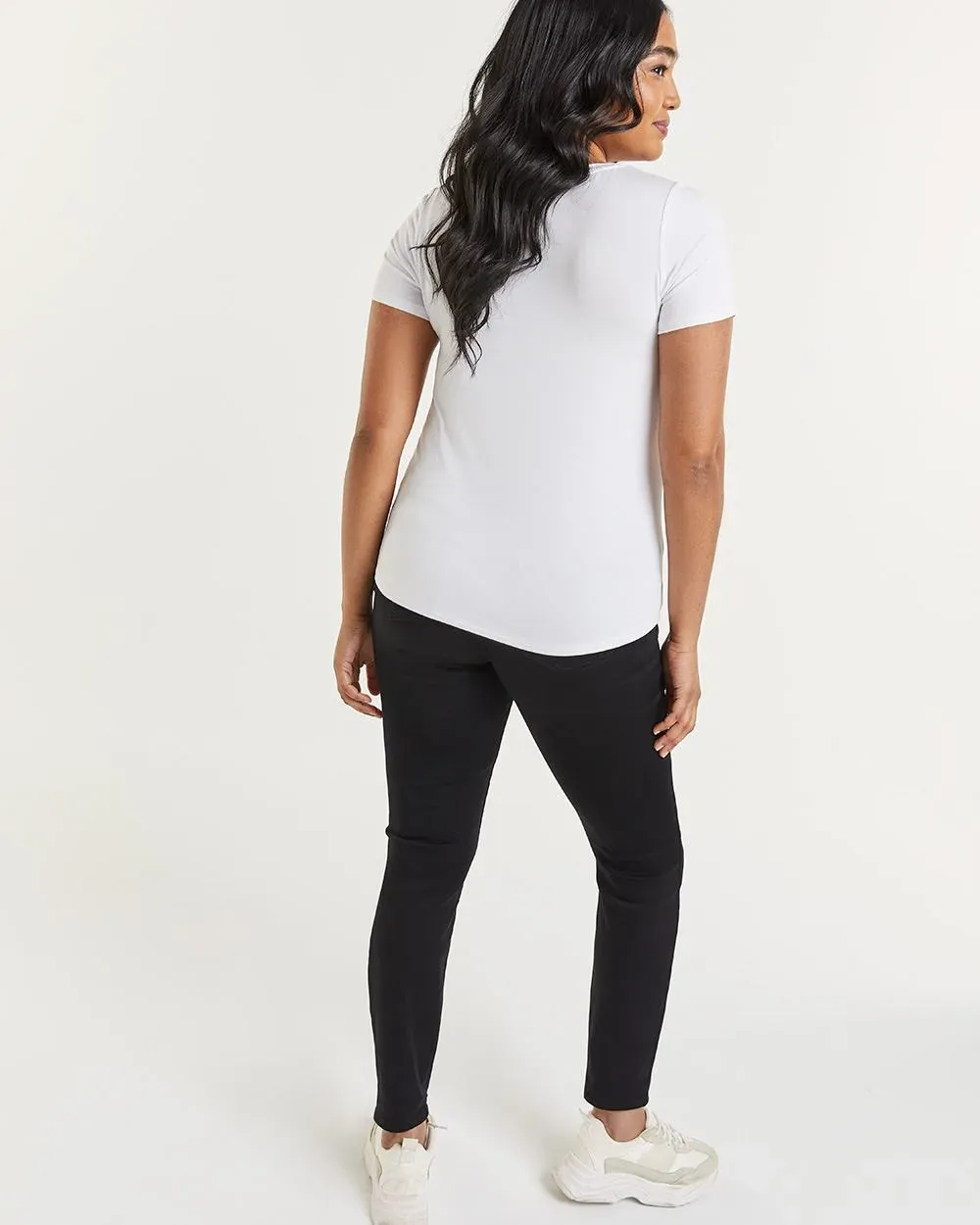 Short Sleeve V Neck Tee R Essentials sold by Reitmans product image thumbnail 5