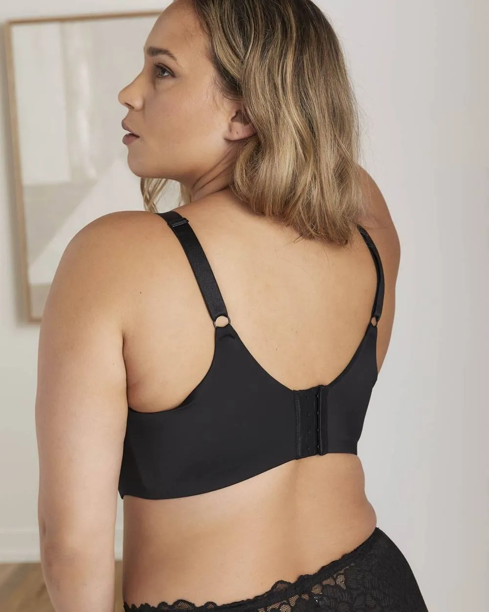 Underwire Bra with Lace at Neckline - Déesse Collection sold by Reitmans product image thumbnail 2