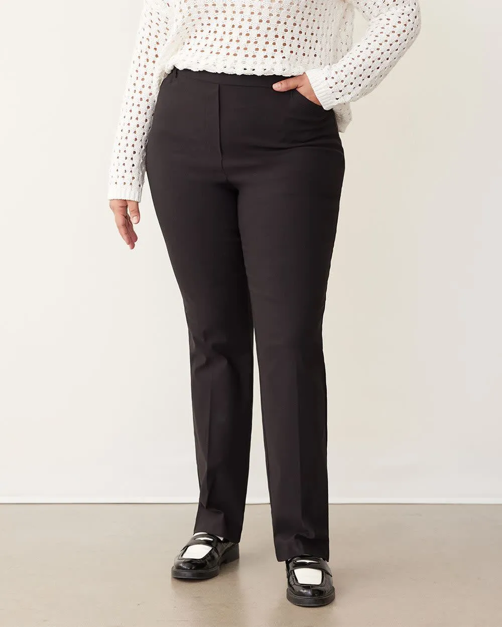 Straight-Leg High-Rise Pant - The Iconic (R) - Tall sold by Reitmans