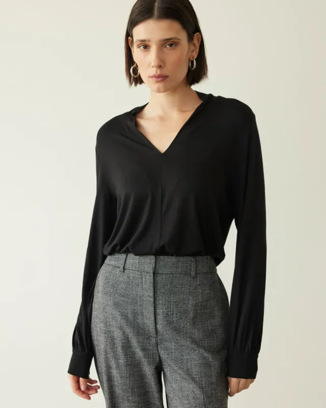 Long-Sleeve V-Neck Top made by Reitmans