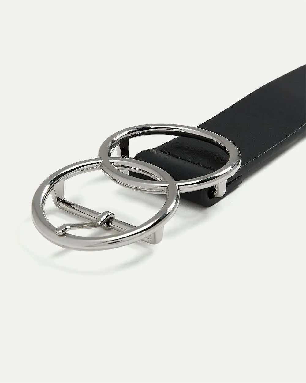 Faux Leather Belt with Double Ring Buckle sold by Reitmans product image thumbnail 2
