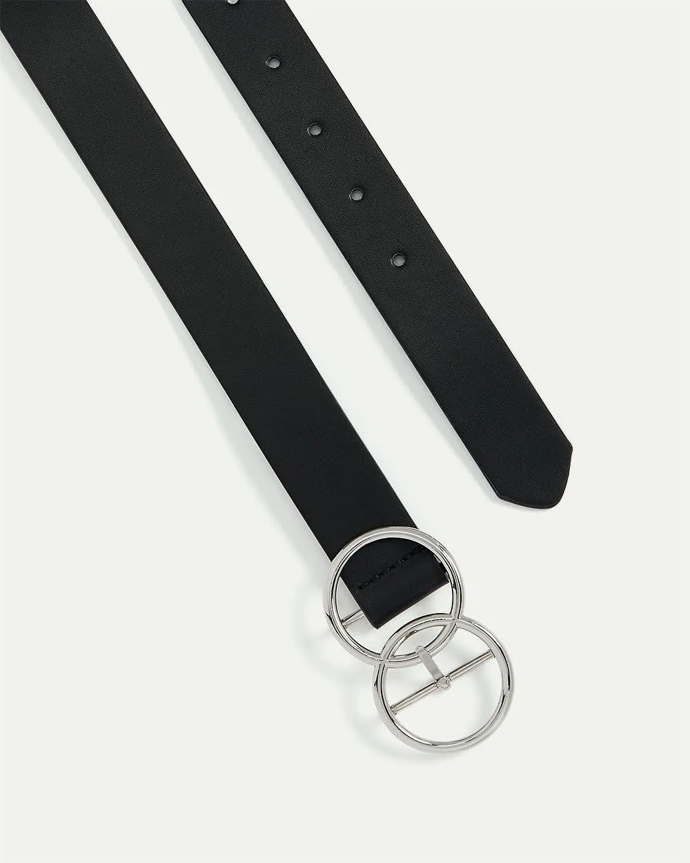 Faux Leather Belt with Double Ring Buckle sold by Reitmans product image thumbnail 3