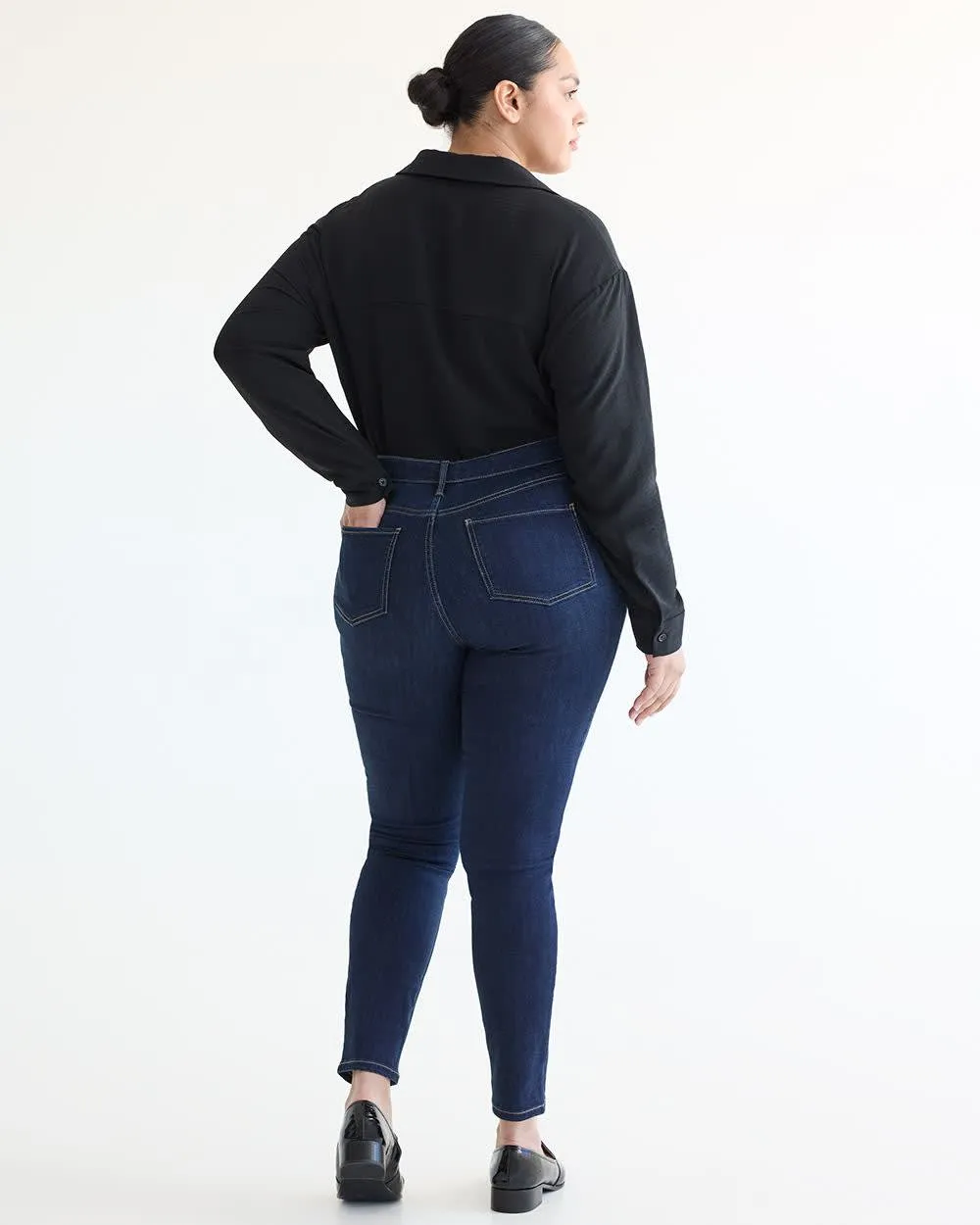 Skinny-Leg High-Rise Jean, Signature Soft sold by Reitmans product image thumbnail 2