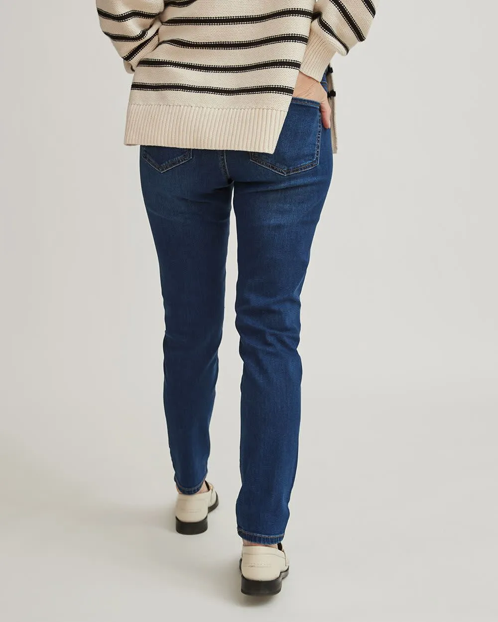 Medium Wash Natalie Jegging - Thyme Maternity sold by Reitmans product image thumbnail 3