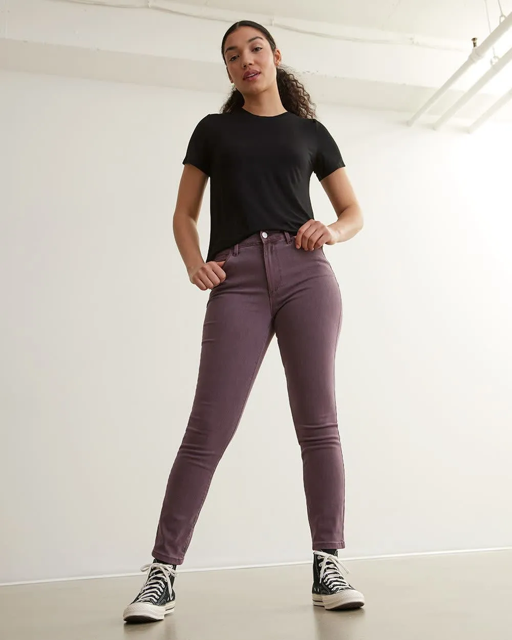 Skinny-Leg High-Rise Jean sold by Reitmans