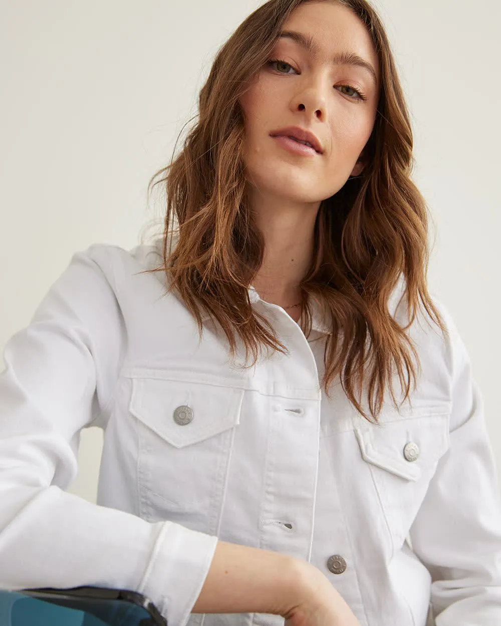 Stretch Jean Jacket sold by Reitmans product image thumbnail 3