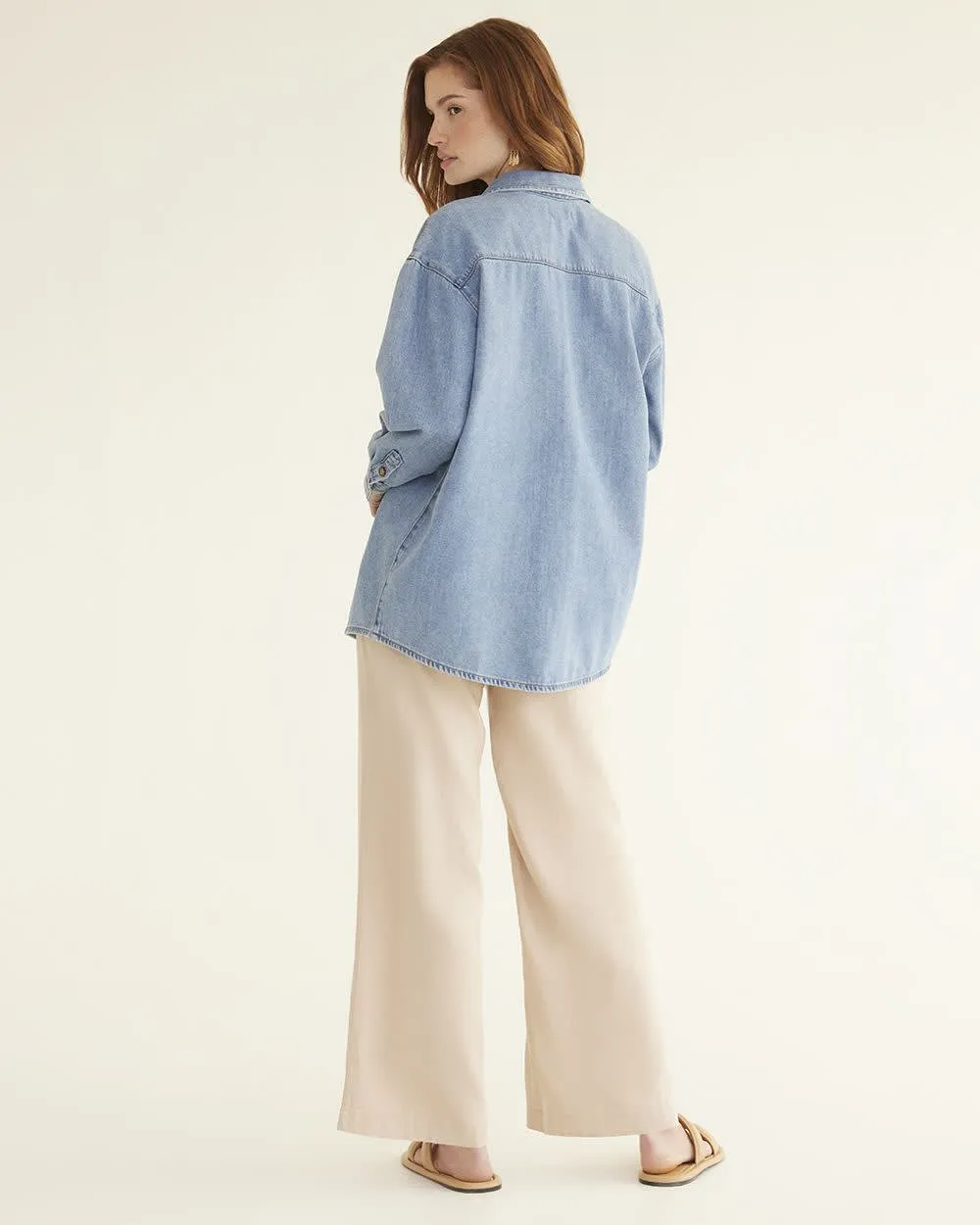 Denim Overshirt sold by Reitmans product image thumbnail 2