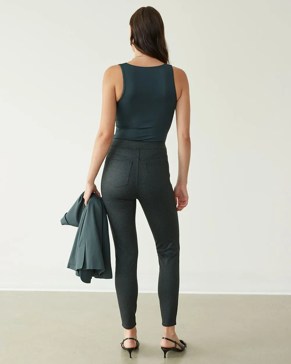 Modern Stretch Houndstooth Legging Pant - Tall, R Essentials sold by Reitmans product image thumbnail 2