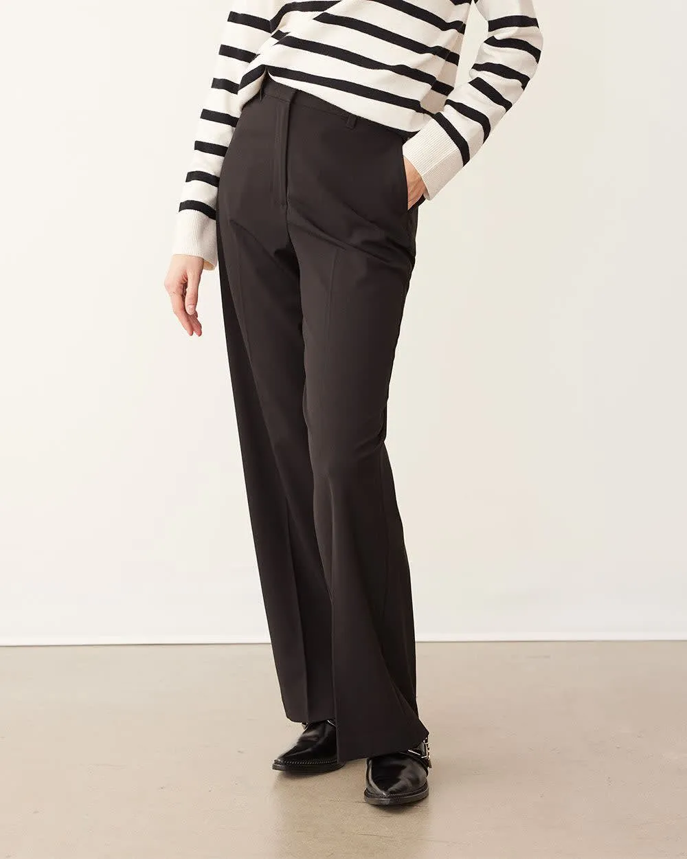 Straight-Leg High-Rise Pant - The Timeless sold by Reitmans