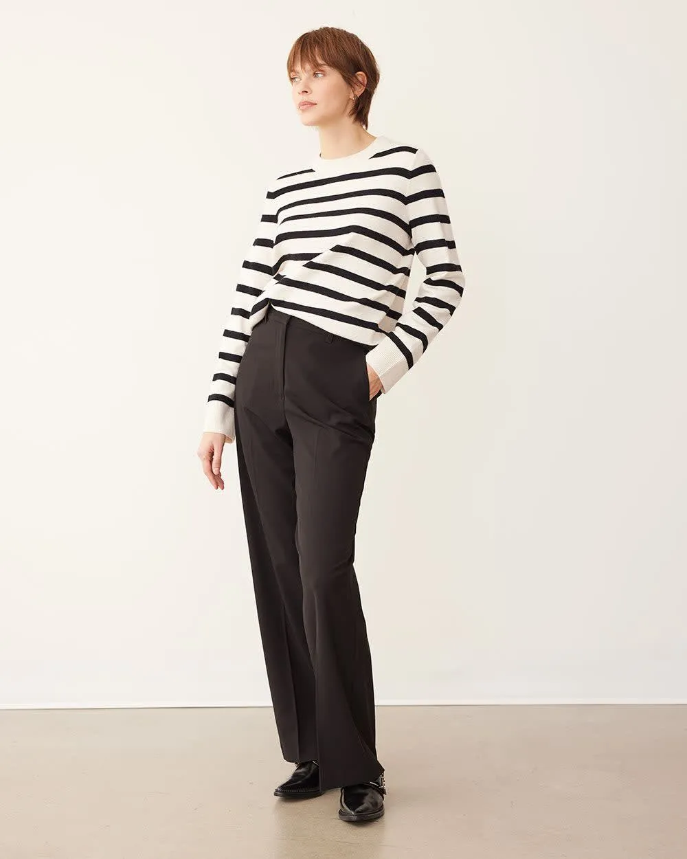 Straight-Leg High-Rise Pant - The Timeless sold by Reitmans product image thumbnail 3