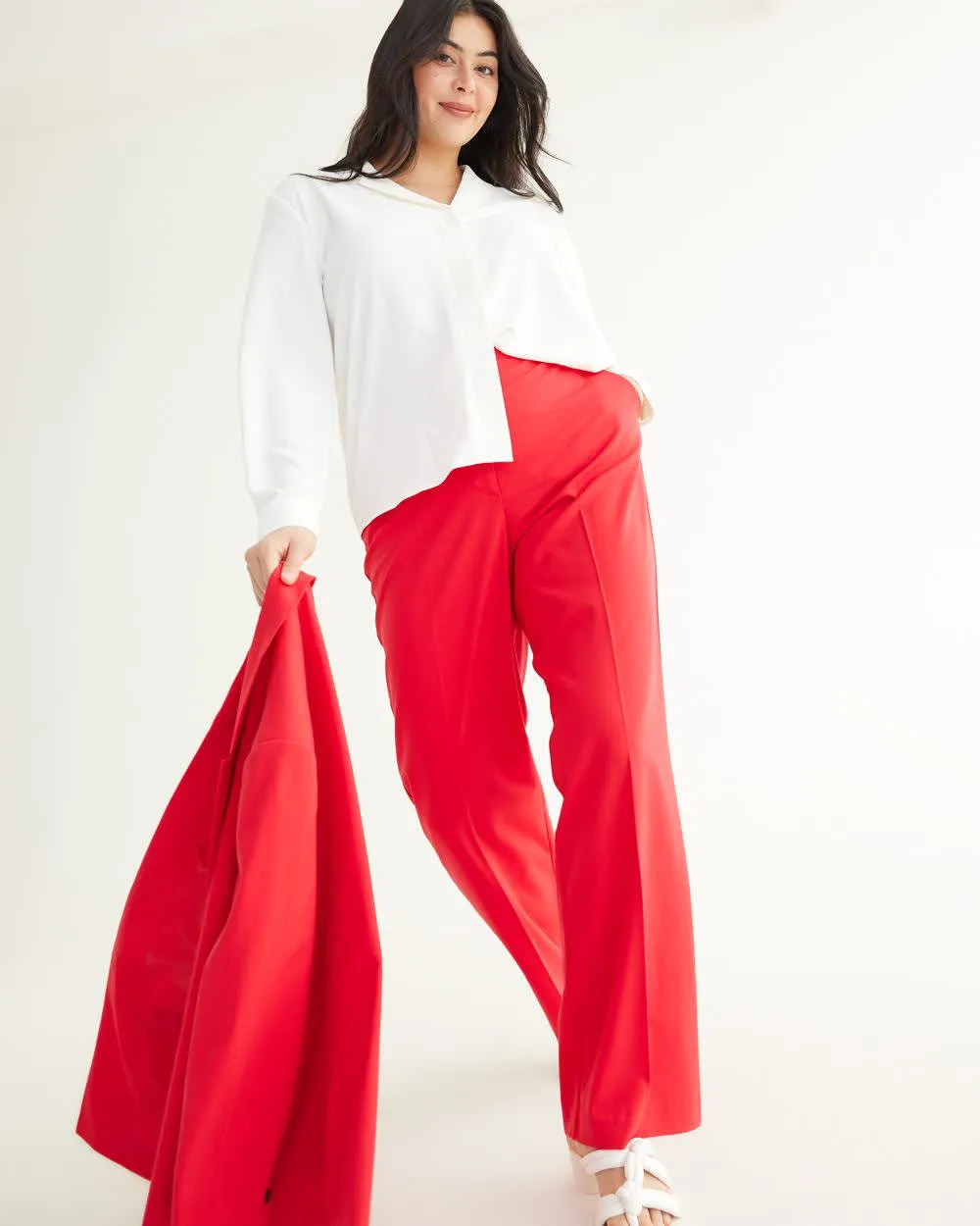 Straight-Leg High-Rise Pant - The Timeless - Tall sold by Reitmans product image thumbnail 3