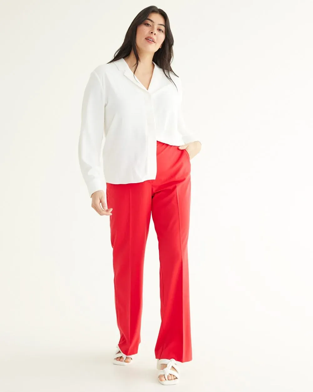Straight-Leg High-Rise Pant - The Timeless - Tall sold by Reitmans product image thumbnail 5