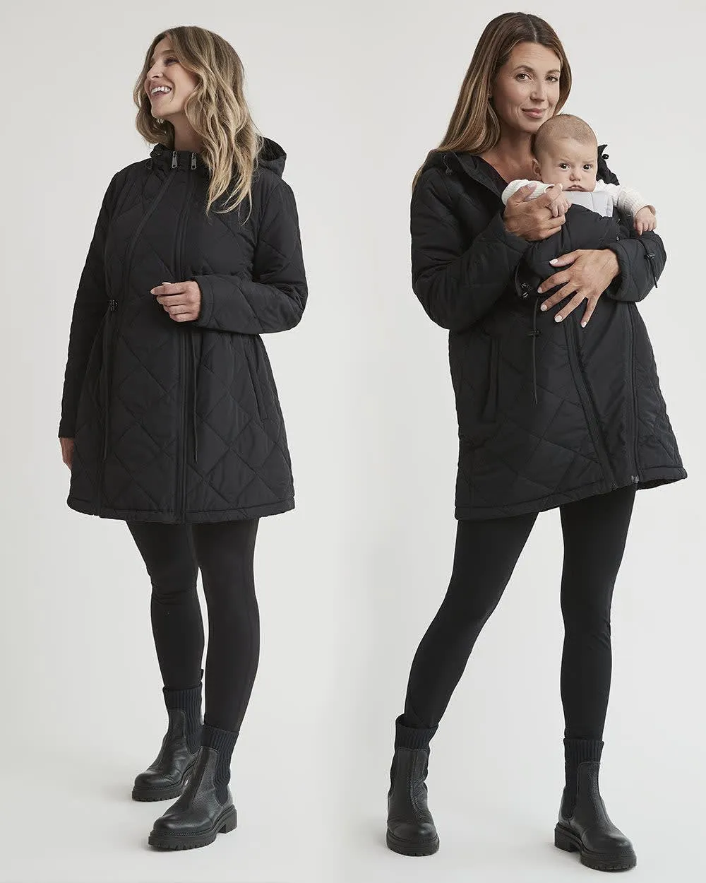 Quilted Coat with Belly Extender - Thyme Maternity sold by Reitmans product image thumbnail 2