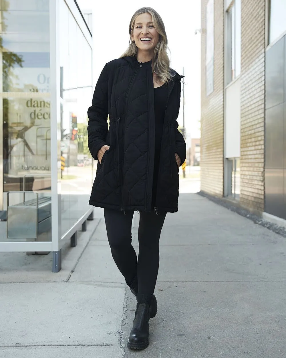 Quilted Coat with Belly Extender - Thyme Maternity sold by Reitmans product image thumbnail 4