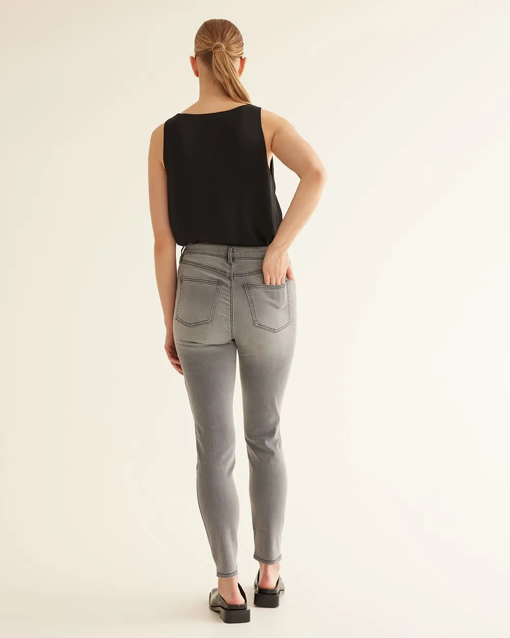 Skinny-Leg High-Rise Jean, Signature Soft - Tall sold by Reitmans product image thumbnail 2