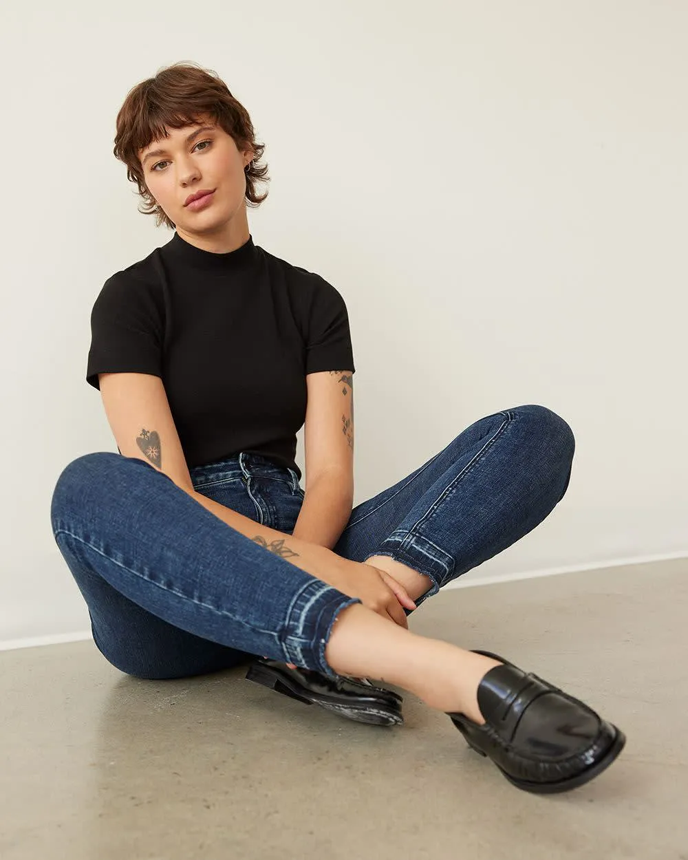 Skinny-Leg High-Rise Ankle Jean sold by Reitmans product image thumbnail 5