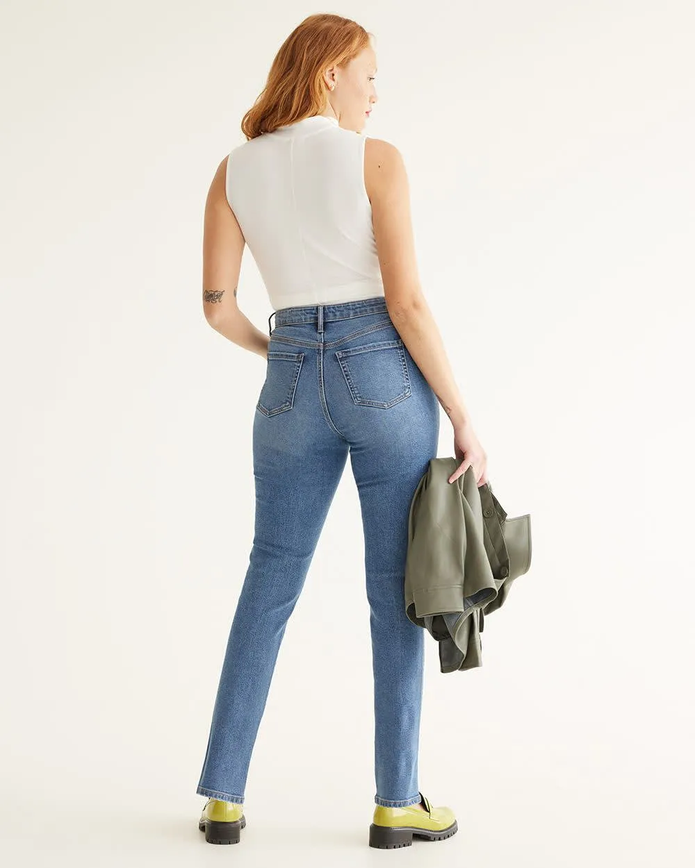 Slim-Leg High-Rise Jean - The Vintage - Tall sold by Reitmans product image thumbnail 2