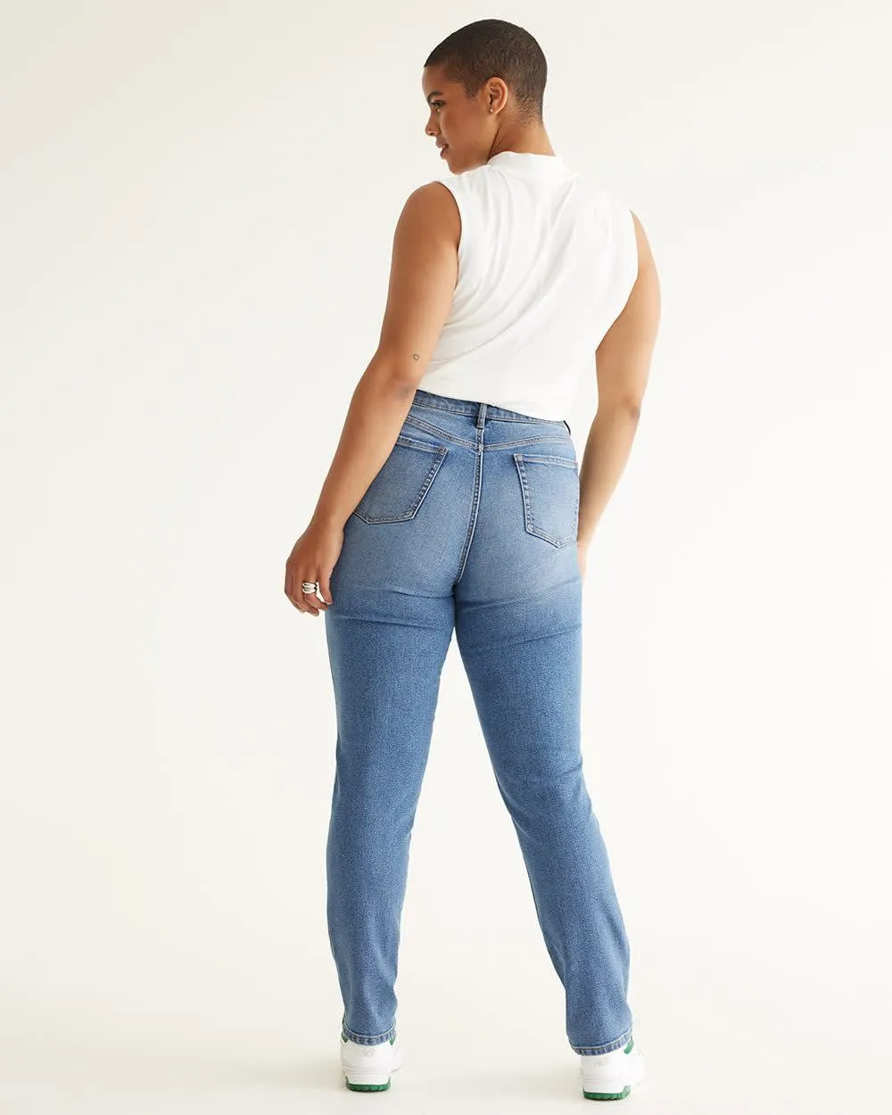 Slim-Leg High-Rise Jean - The Vintage - Tall sold by Reitmans product image thumbnail 5