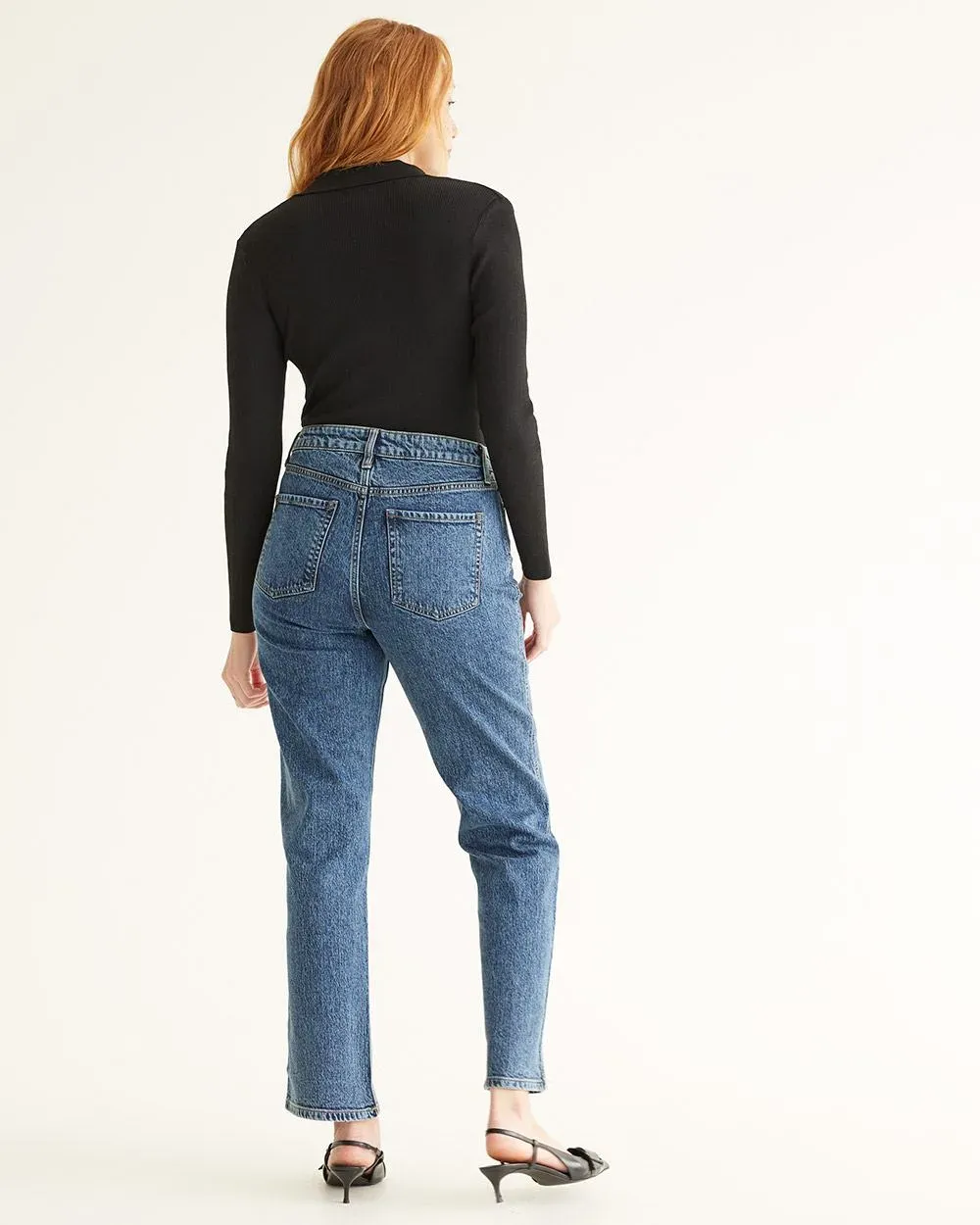 Straight-Leg High-Rise Jean - Tall sold by Reitmans product image thumbnail 5