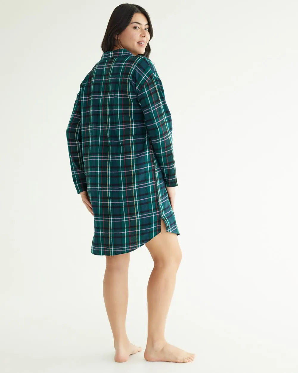 Long Flannel Nightdress sold by Reitmans product image thumbnail 2