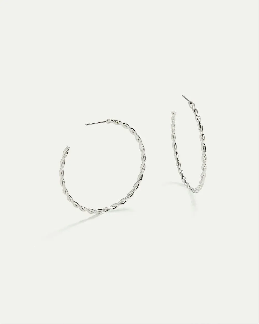 Large Twisted Open Hoops sold by Reitmans product image thumbnail 4