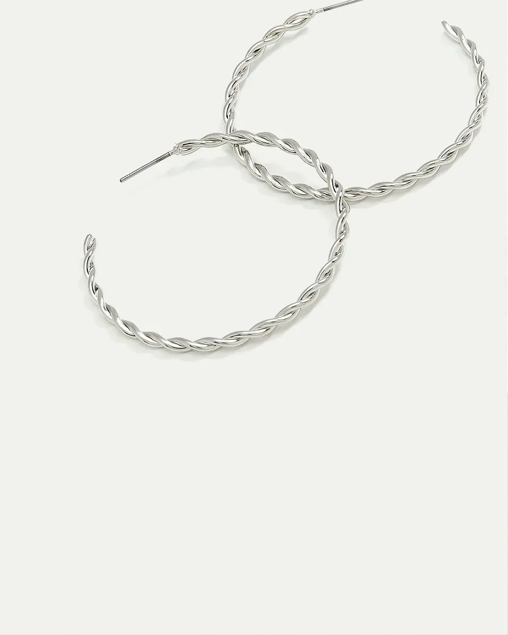 Large Twisted Open Hoops sold by Reitmans product image thumbnail 5
