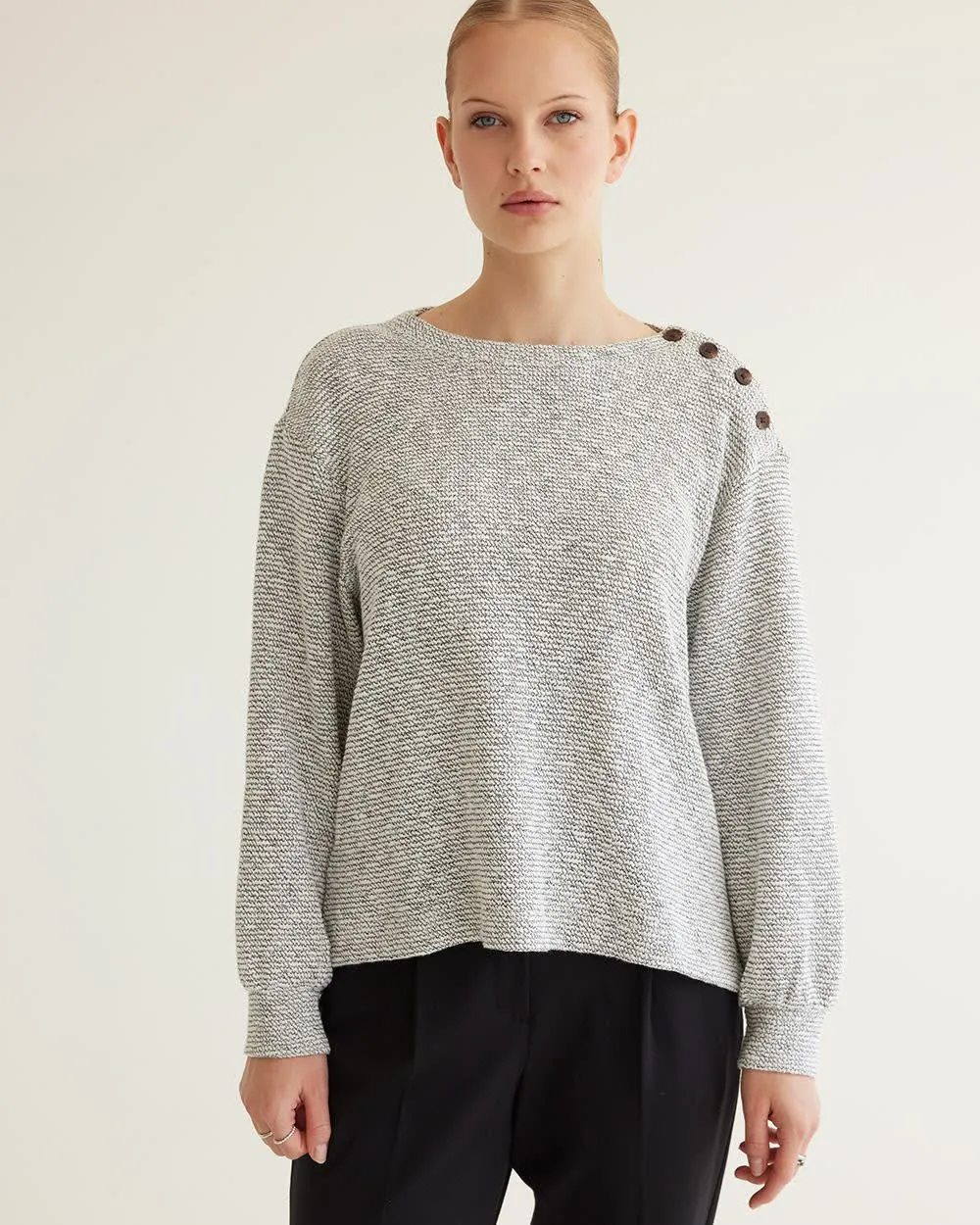 Long-Sleeve Crew-Neck Tee sold by Reitmans