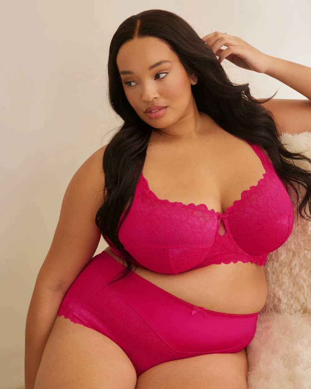 Microfibre Brief with Lace - Déesse Collection sold by Reitmans product image thumbnail 3