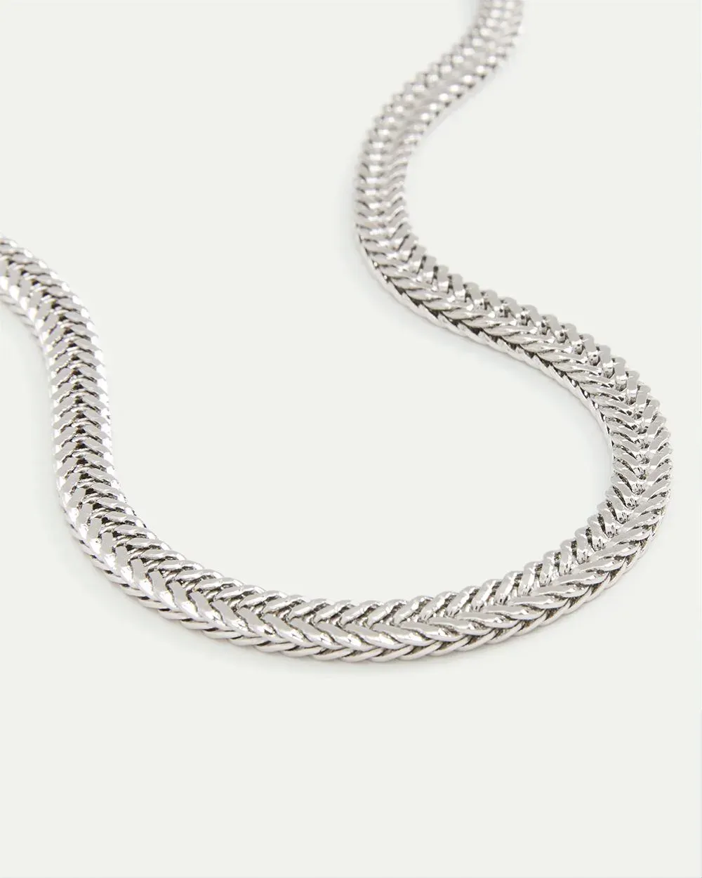 Short Herringbone-Chain Necklace sold by Reitmans product image thumbnail 3