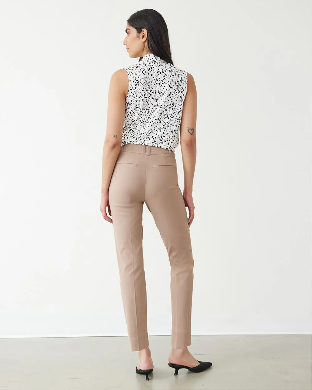 Slim-Leg High-Rise Ankle Pant - The Iconic (R) sold by Reitmans product image thumbnail 2