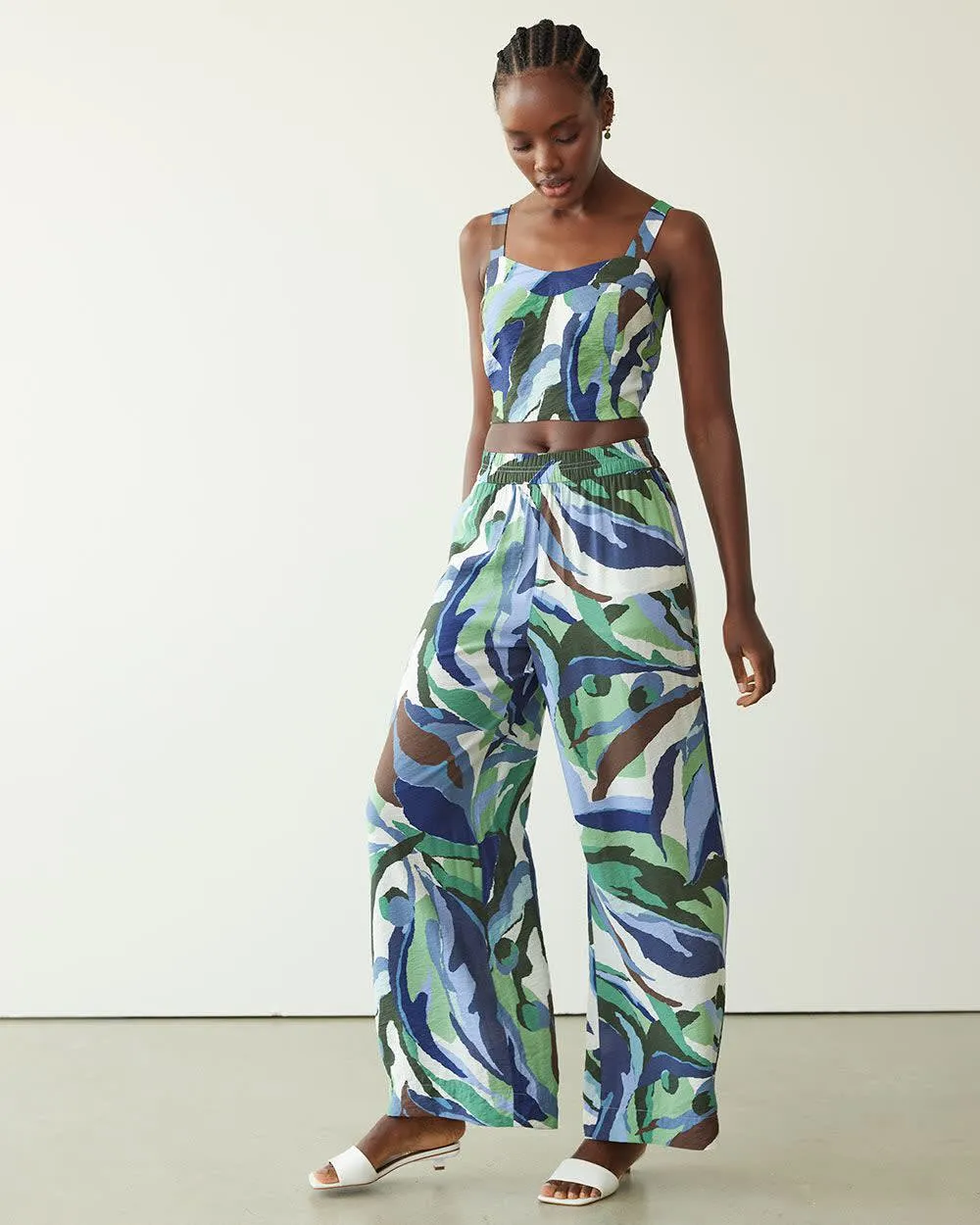 Wide-Leg High-Rise Pant - Tall sold by Reitmans