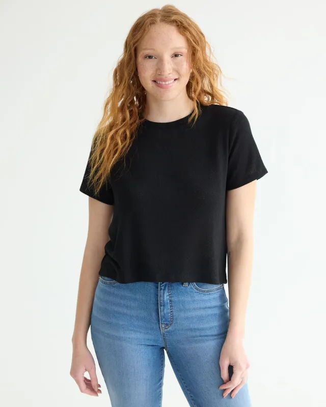 Short-Sleeve Crew-Neck Tee sold by Reitmans
