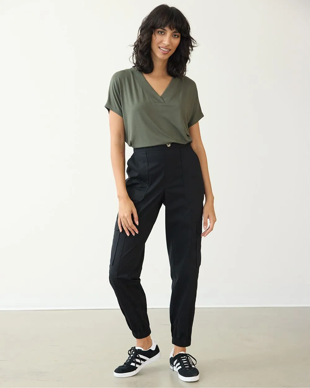 Poplin Jogger with Cargo Pockets sold by Reitmans product image thumbnail 3
