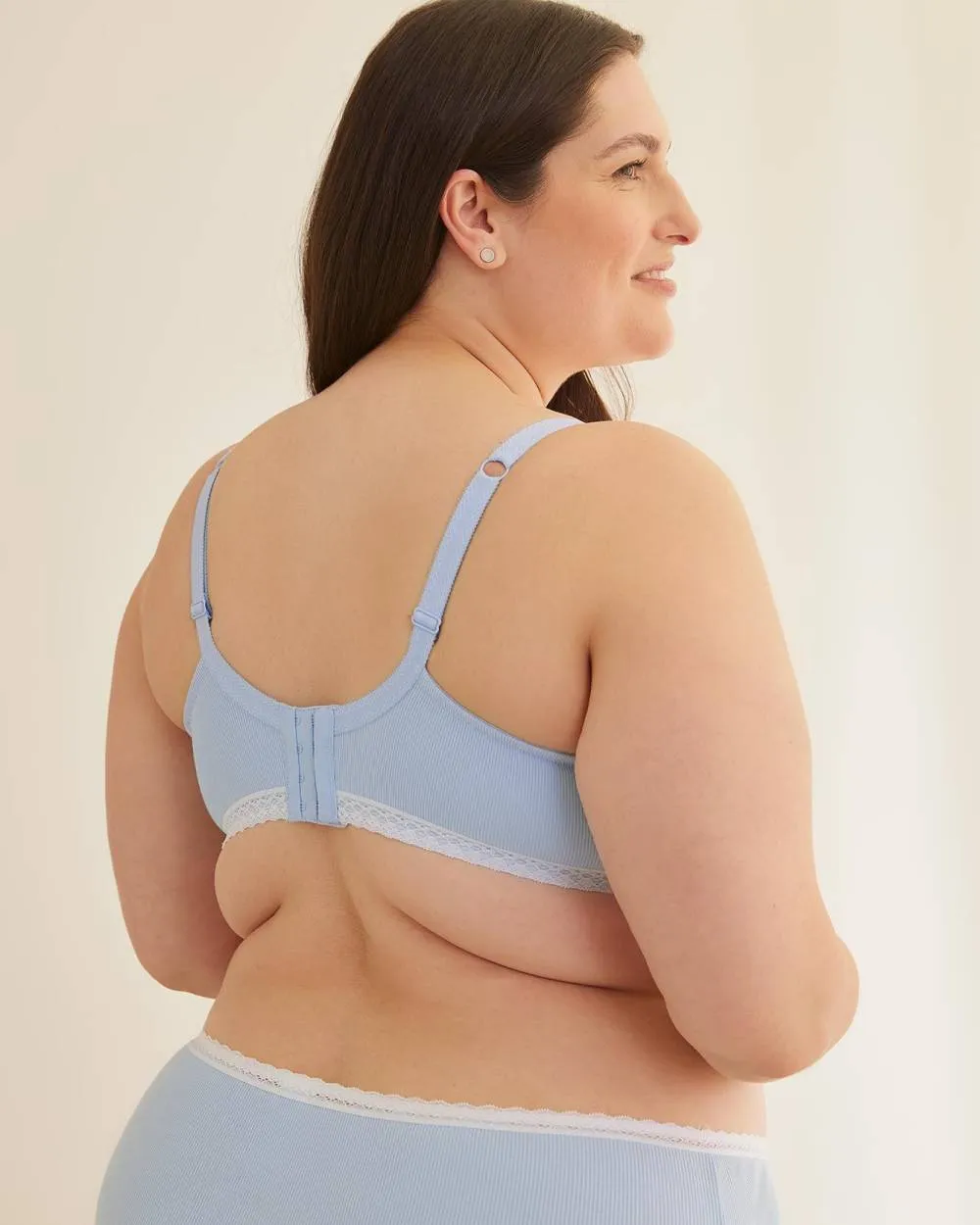 Underwire Balconette Bra with Lace Trim - Déesse Collection sold by Reitmans product image thumbnail 2