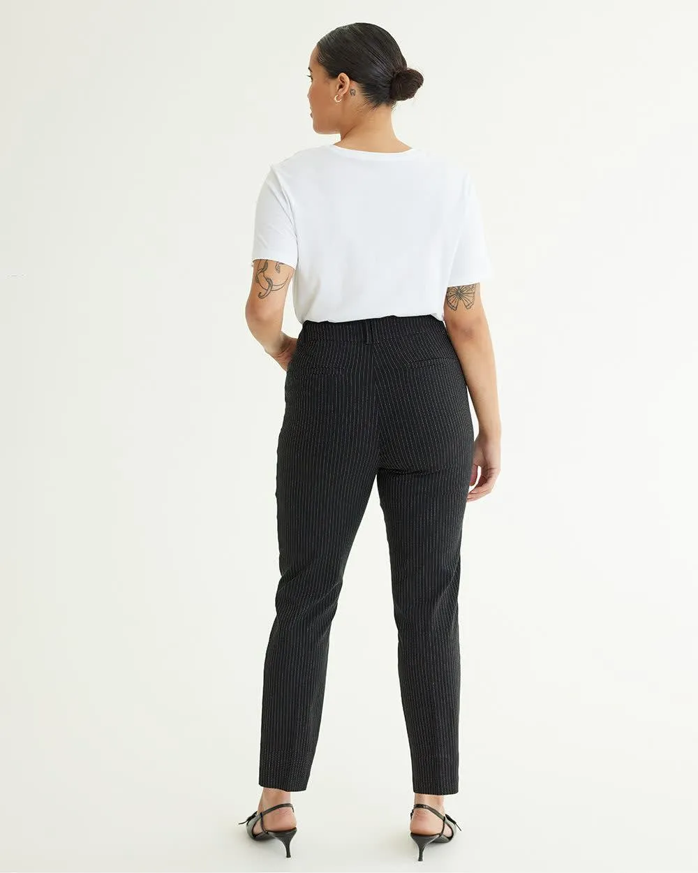 Slim-Leg High-Rise Ankle Pant - The Iconic (R) sold by Reitmans product image thumbnail 2