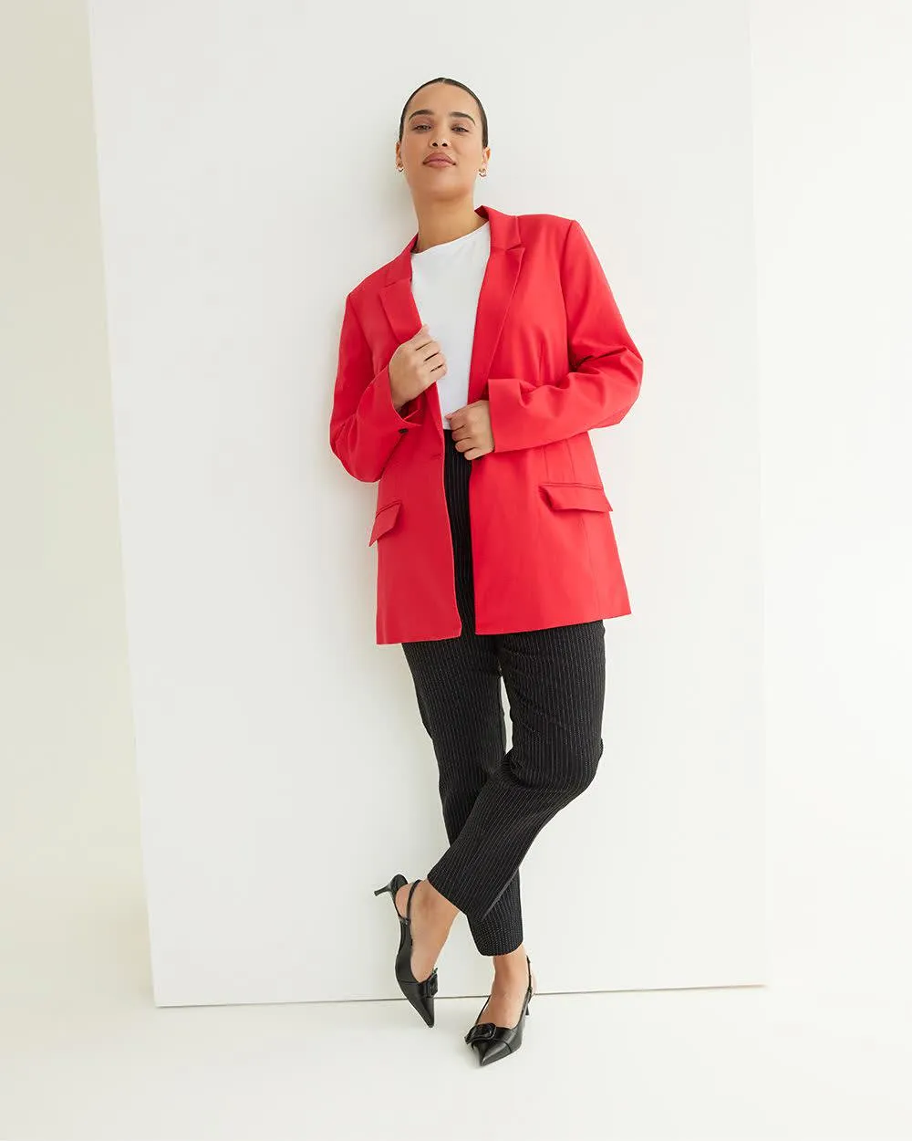 Slim-Leg High-Rise Ankle Pant - The Iconic (R) sold by Reitmans product image thumbnail 4